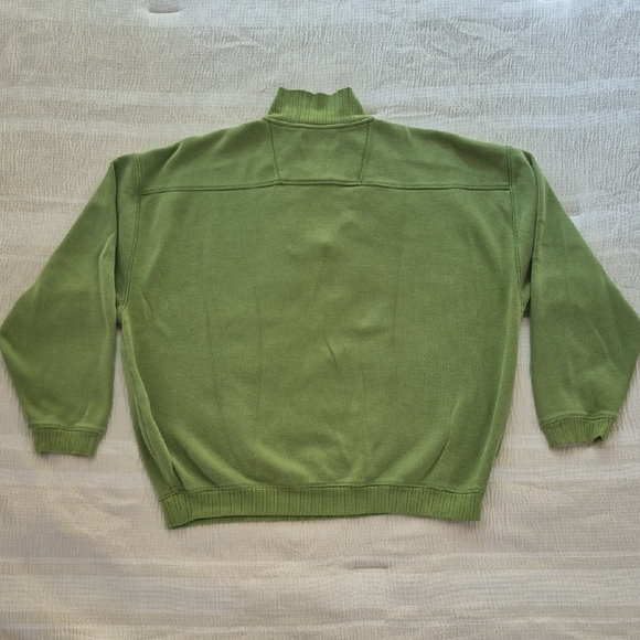 Tommy Bahama Men's Light Green Zip-Up Sweater - Picture 8 of 10